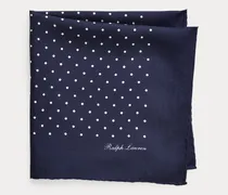 Gepunktetes Foulard-Einstecktuch