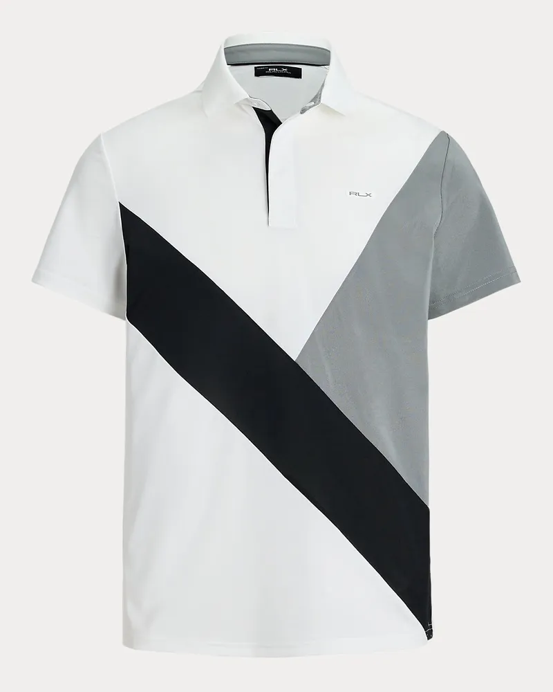 Ralph Lauren Tailored-Fit Performance-Poloshirt Grey