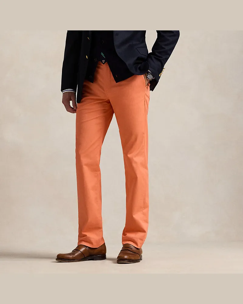 Ralph Lauren Stretch-Straight-Fit Chinohose Bedford Orange