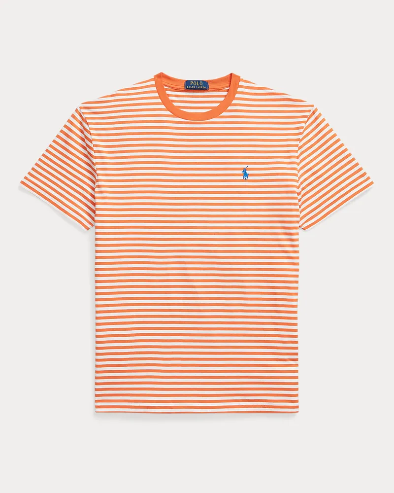 Ralph Lauren Classic-Fit Jersey-T-Shirt mit Streifen Orange