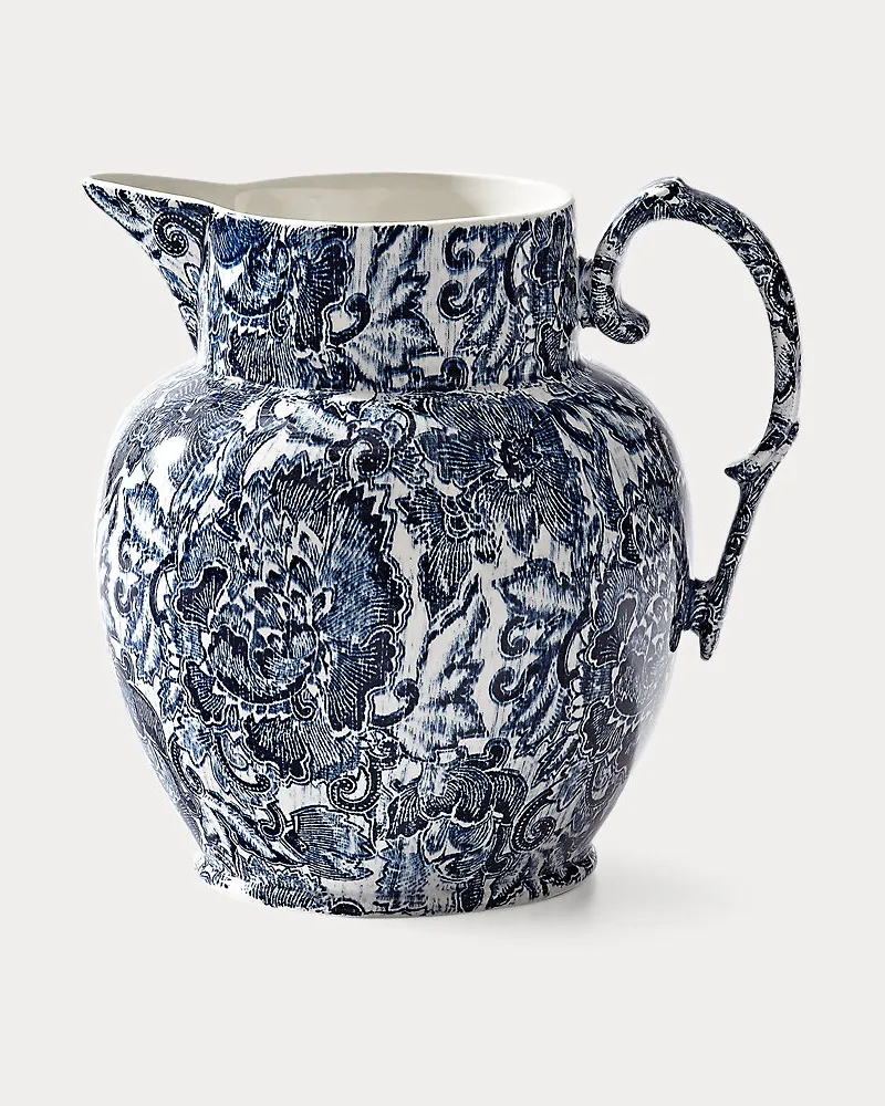 Ralph Lauren Home Etruskische Kanne Faded Peony Blue
