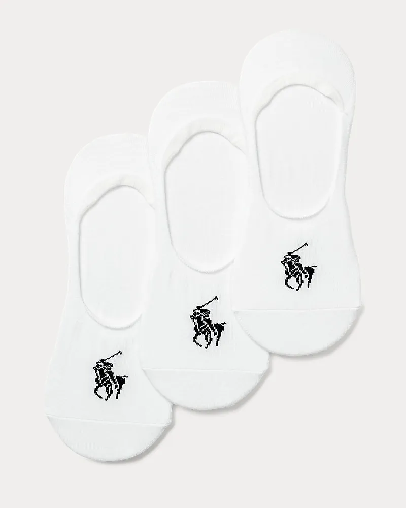 Ralph Lauren 3er-Pack Füßlinge mit Big Pony White