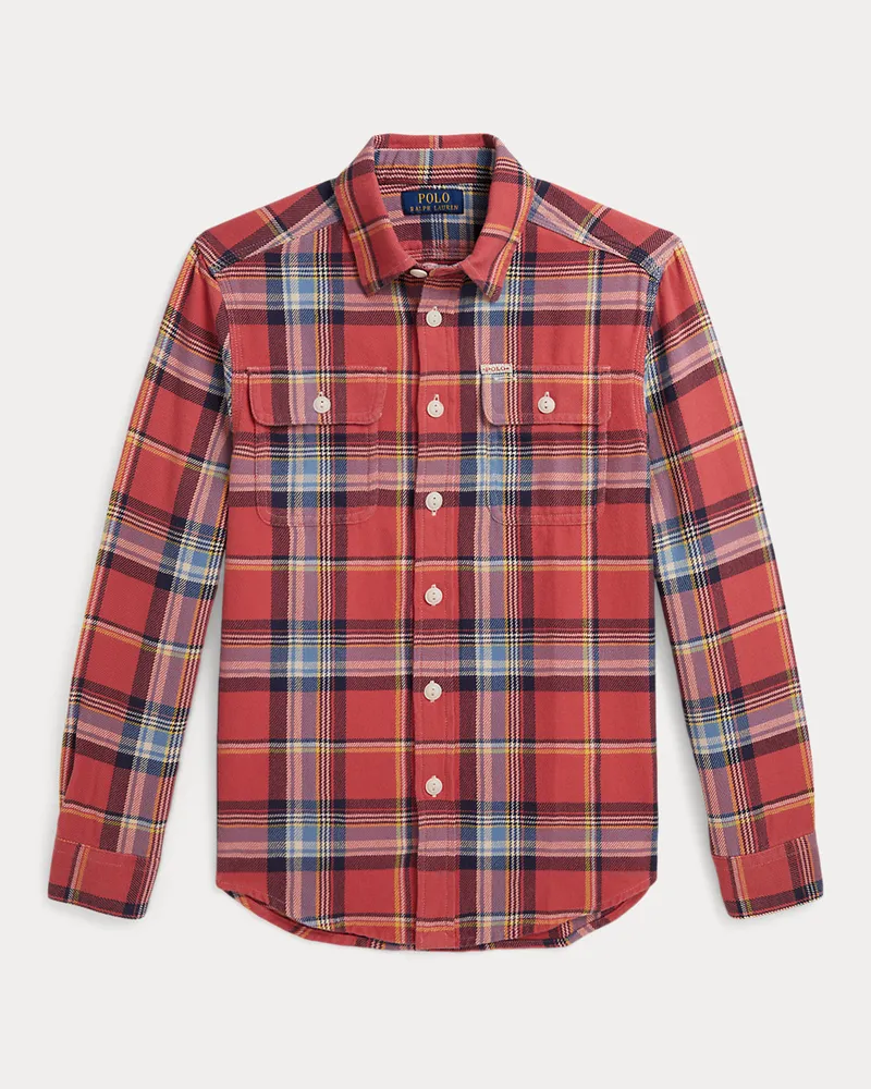 Ralph Lauren Arbeitshemd aus Baumwollflanell Multi
