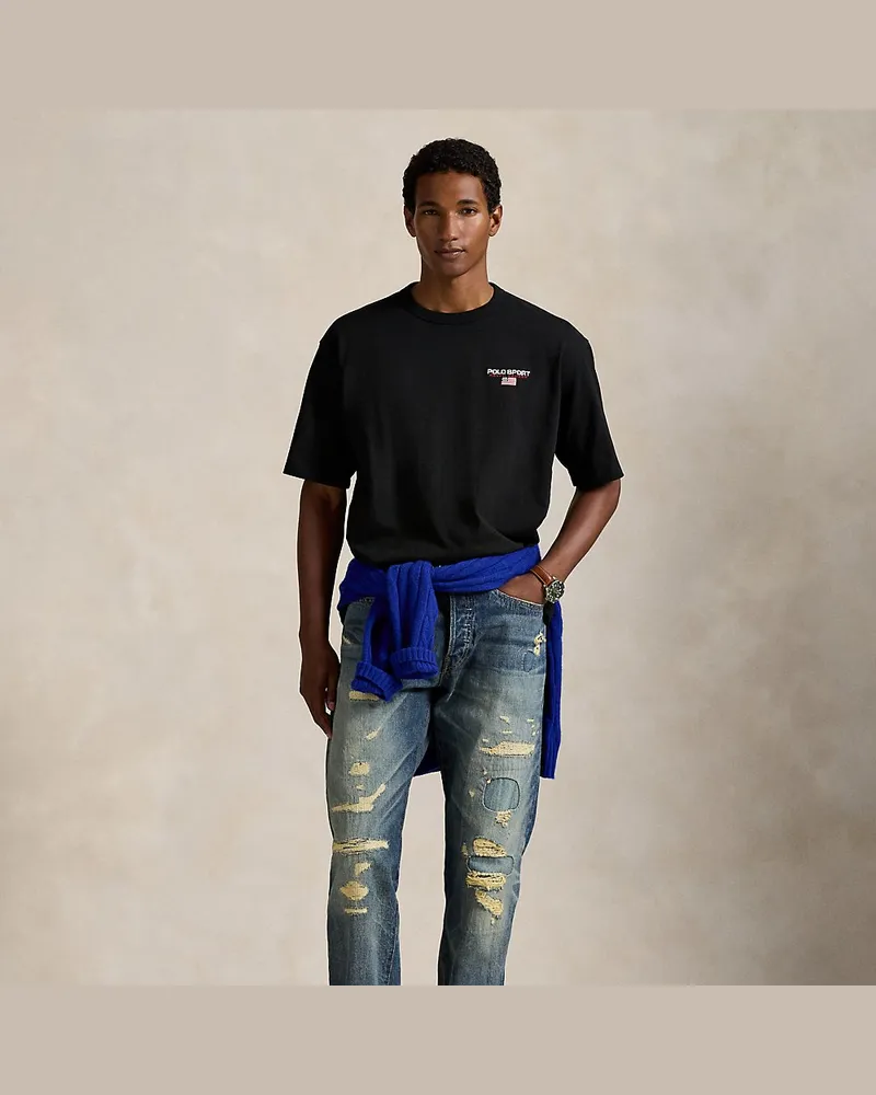 Ralph Lauren Relaxed-Fit Jersey-T-Shirt Polo Sport Black