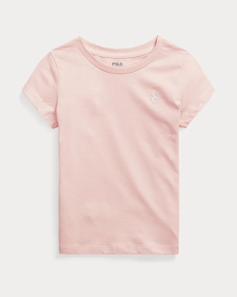 Ralph Lauren T-Shirt aus Baumwolljersey Pink