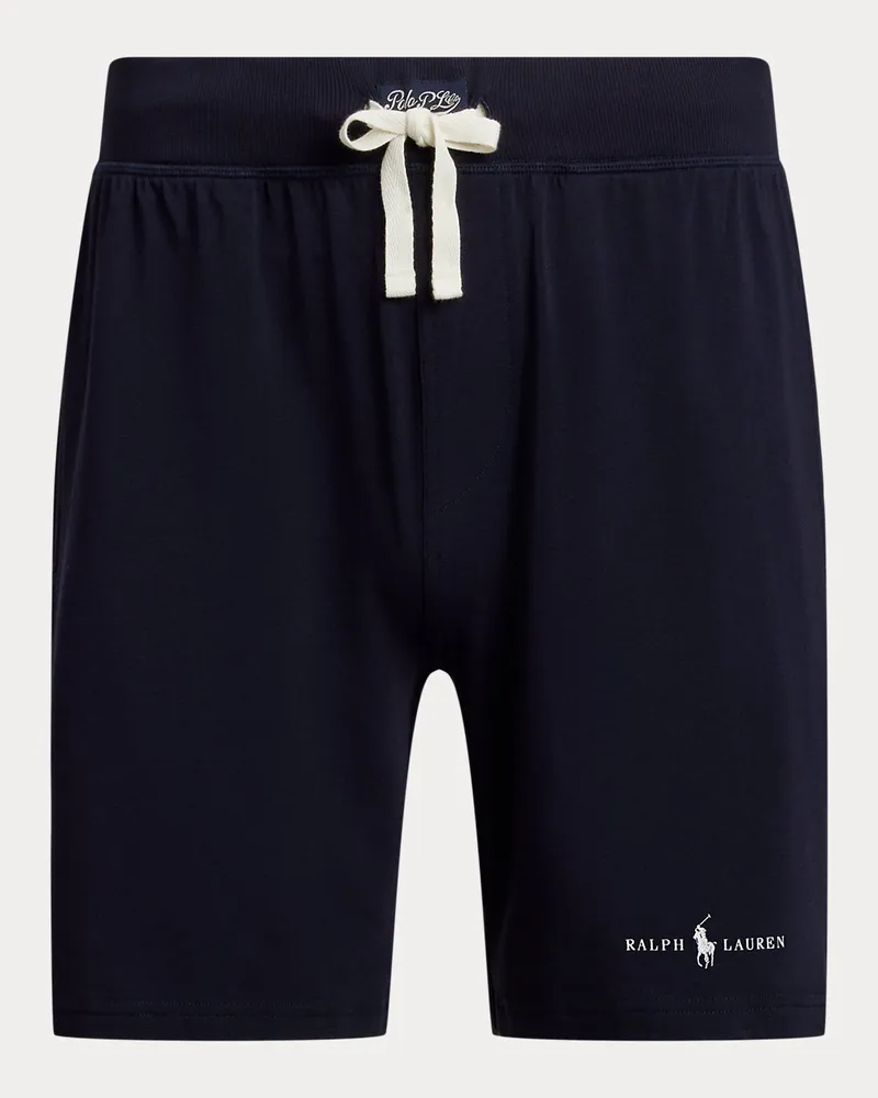 Ralph Lauren Jersey-Schlafshorts mit Logo Blue