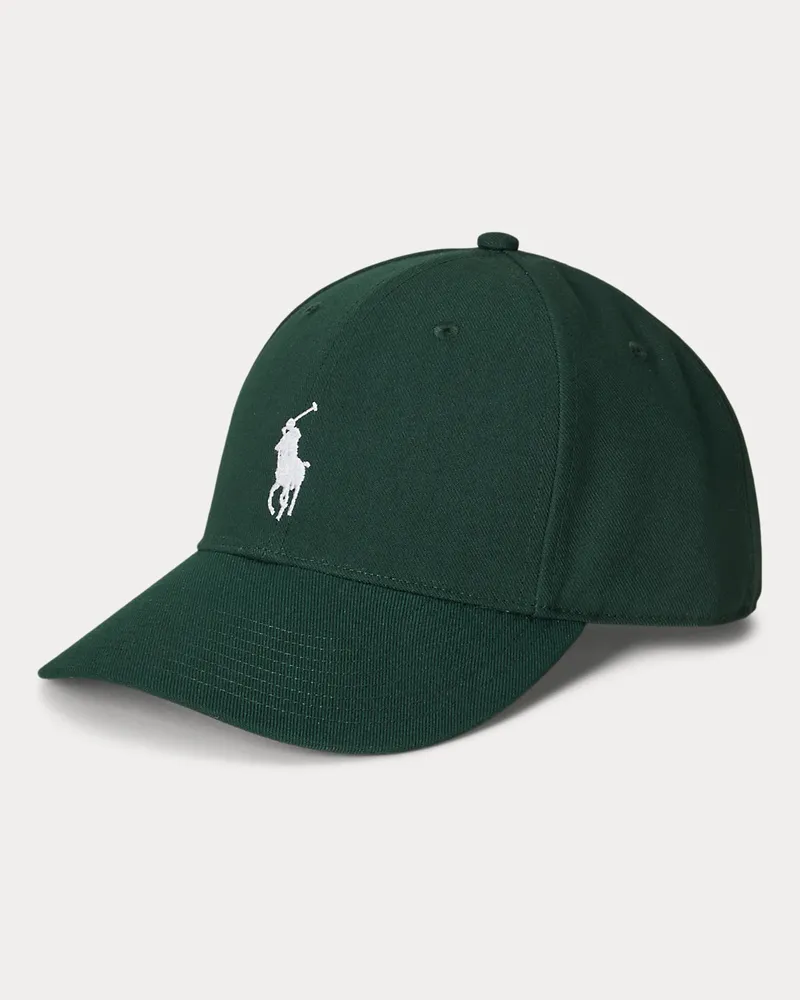 Ralph Lauren Hohe Baseballkappe aus Twill Green