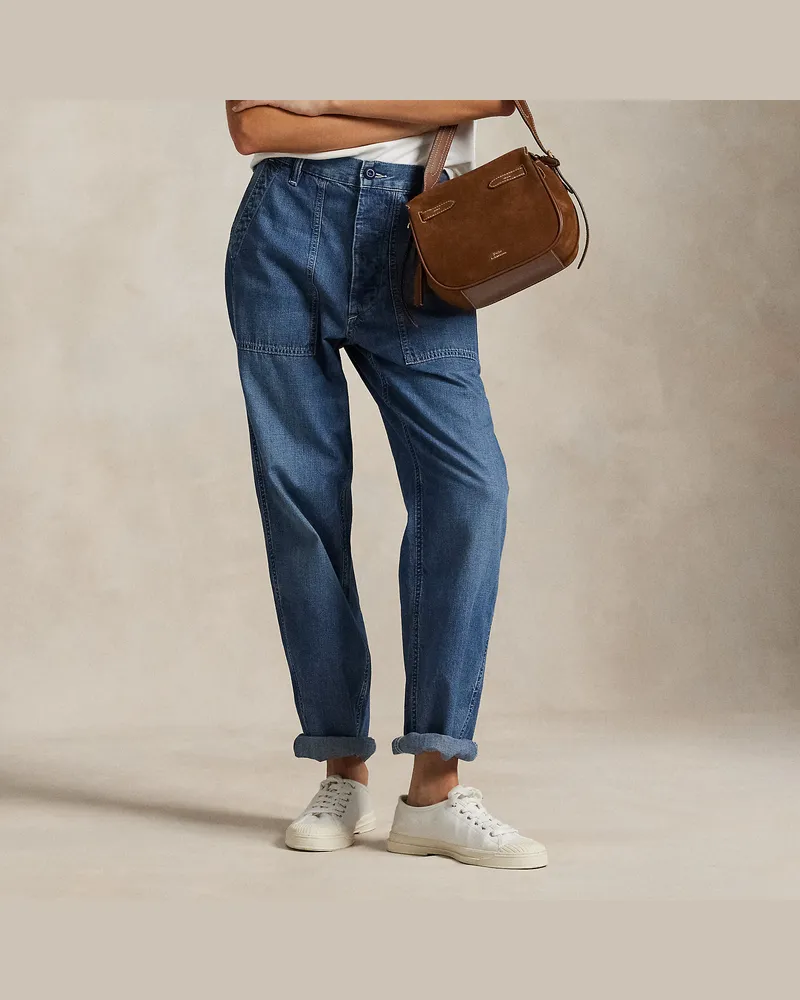 Ralph Lauren Die Hose Ricky aus Denim Blue