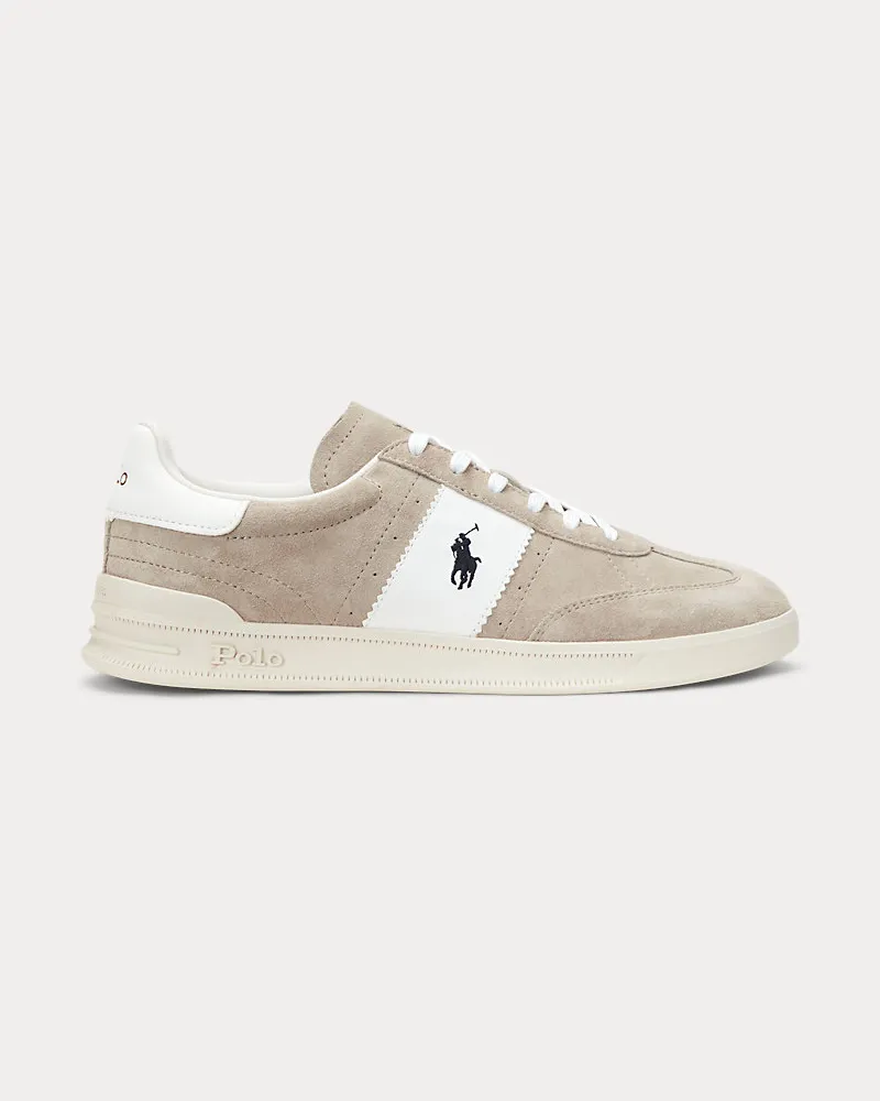 Ralph Lauren Sneaker Heritage Aera aus Wildleder Tan