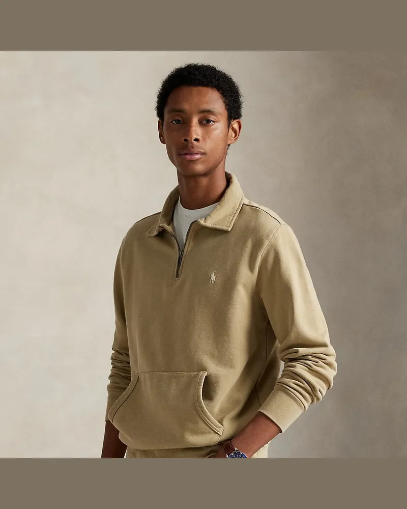 Ralph Lauren Sweatshirt aus Loopback-Fleece Tan