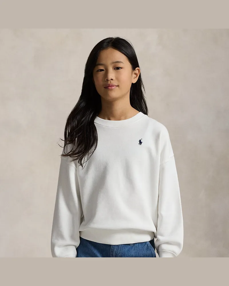 Ralph Lauren Logo-Sweatshirt aus Terry White