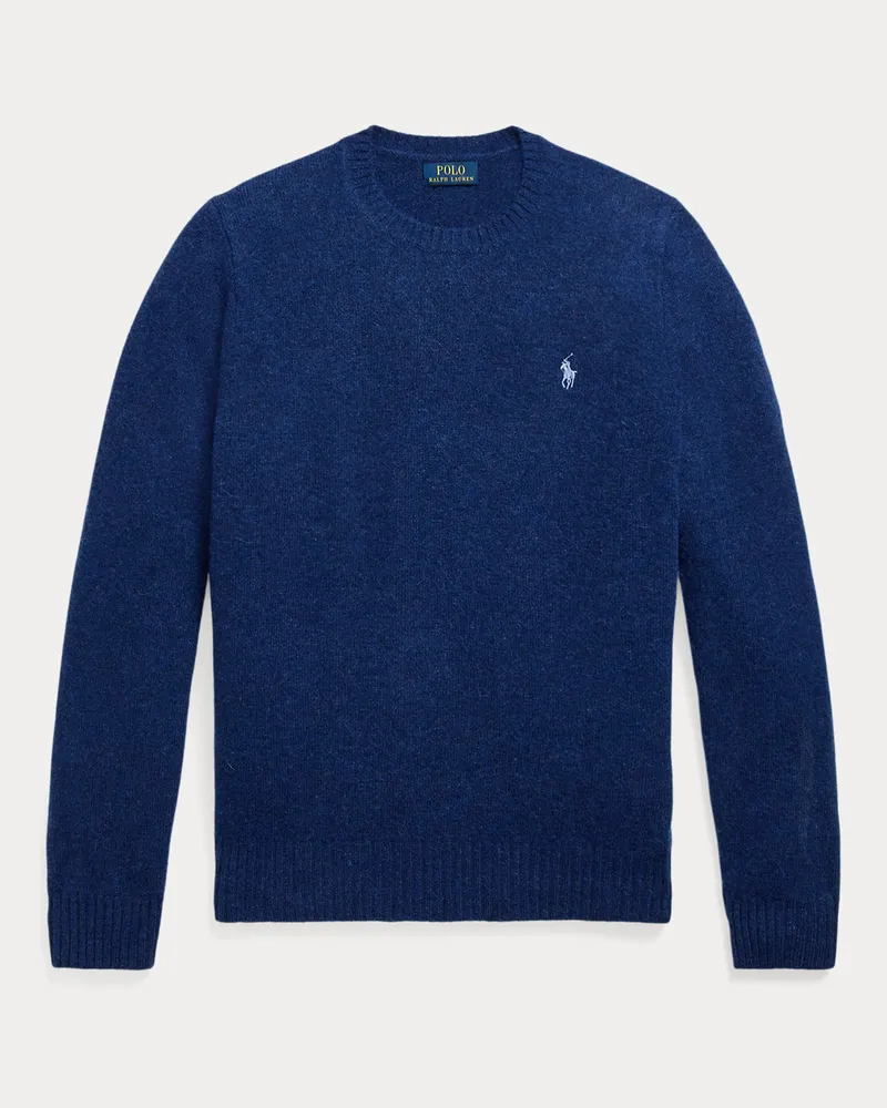 Ralph Lauren Rundhalspullover aus Wolle und Alpaka Blue