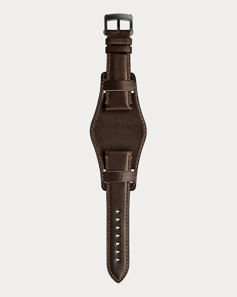 Ralph Lauren 23 x 20 Sporting-Armband, Kalbsleder Brown