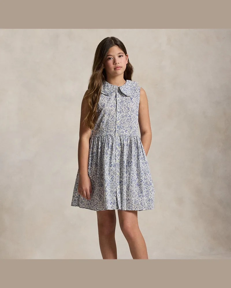 Ralph Lauren Geblümtes Hemdkleid aus Baumwolle Multi