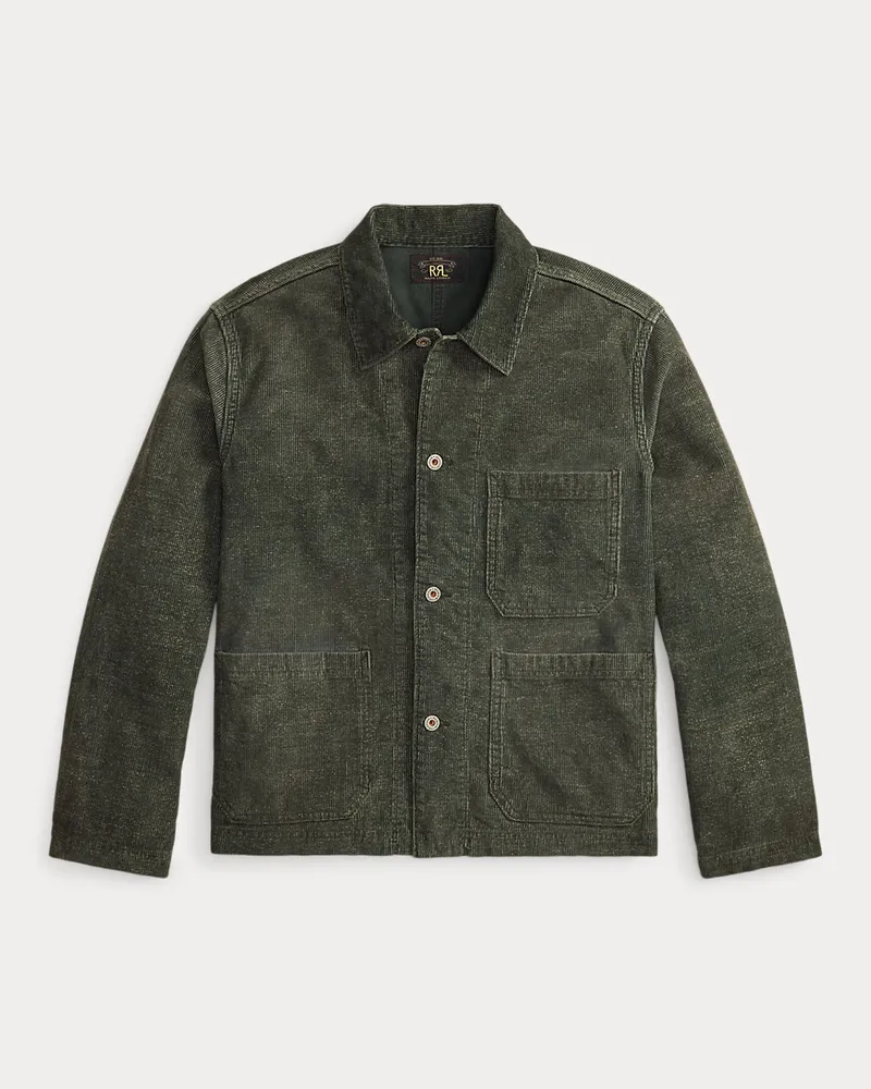 Ralph Lauren Hemdjacke aus Kordsamt Grey