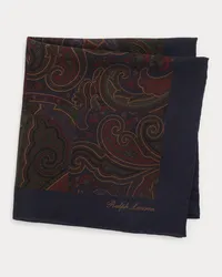 Ralph Lauren Einstecktuch mit Paisley-Motiv Blue