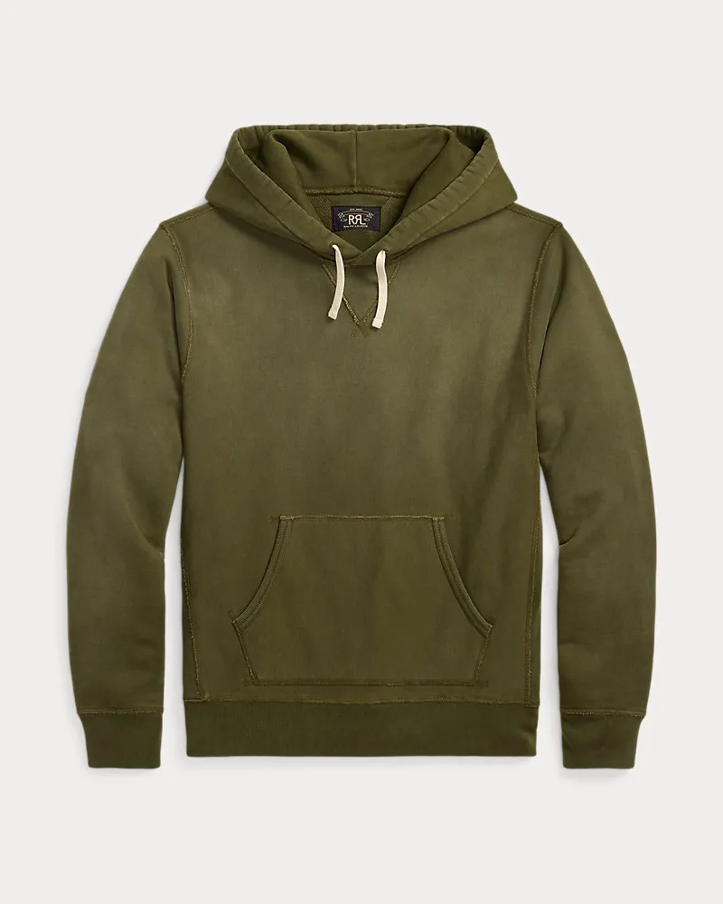 Ralph Lauren Konfektioniert gefärbtes Kapuzenshirt Green