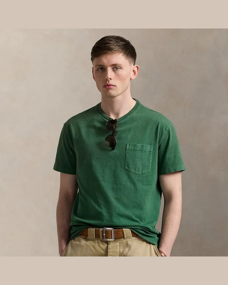 Ralph Lauren Classic-Fit T-Shirt in Used-Optik Green
