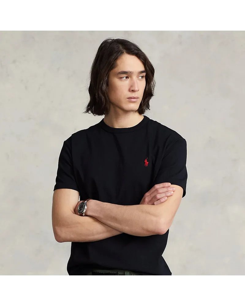 Ralph Lauren Classic-Fit T-Shirt aus schwerem Jersey Black