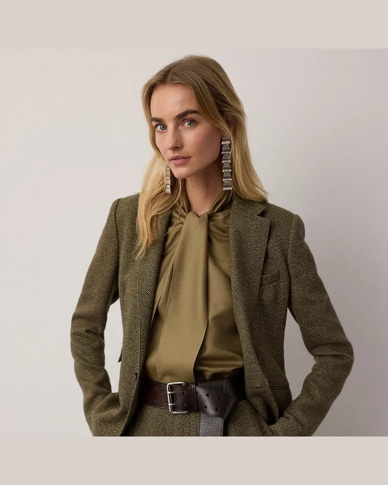Ralph Lauren Jacke Parker aus strukturiertem Twill Green