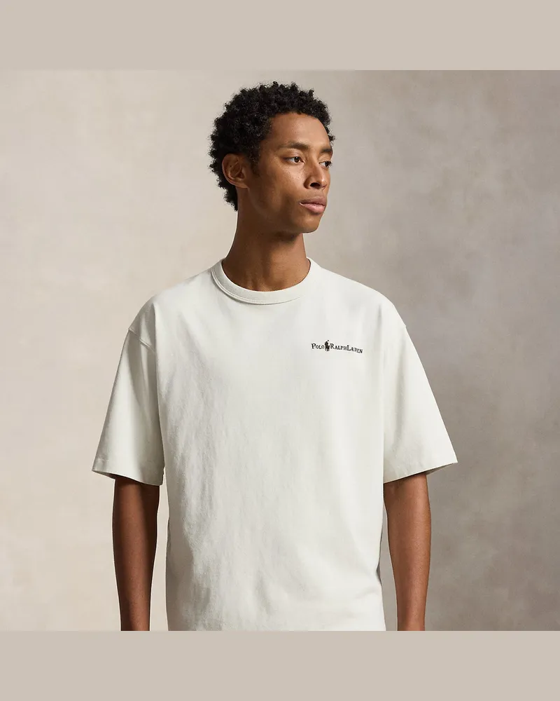 Ralph Lauren Relaxed-Fit Jersey-T-Shirt mit Logo White