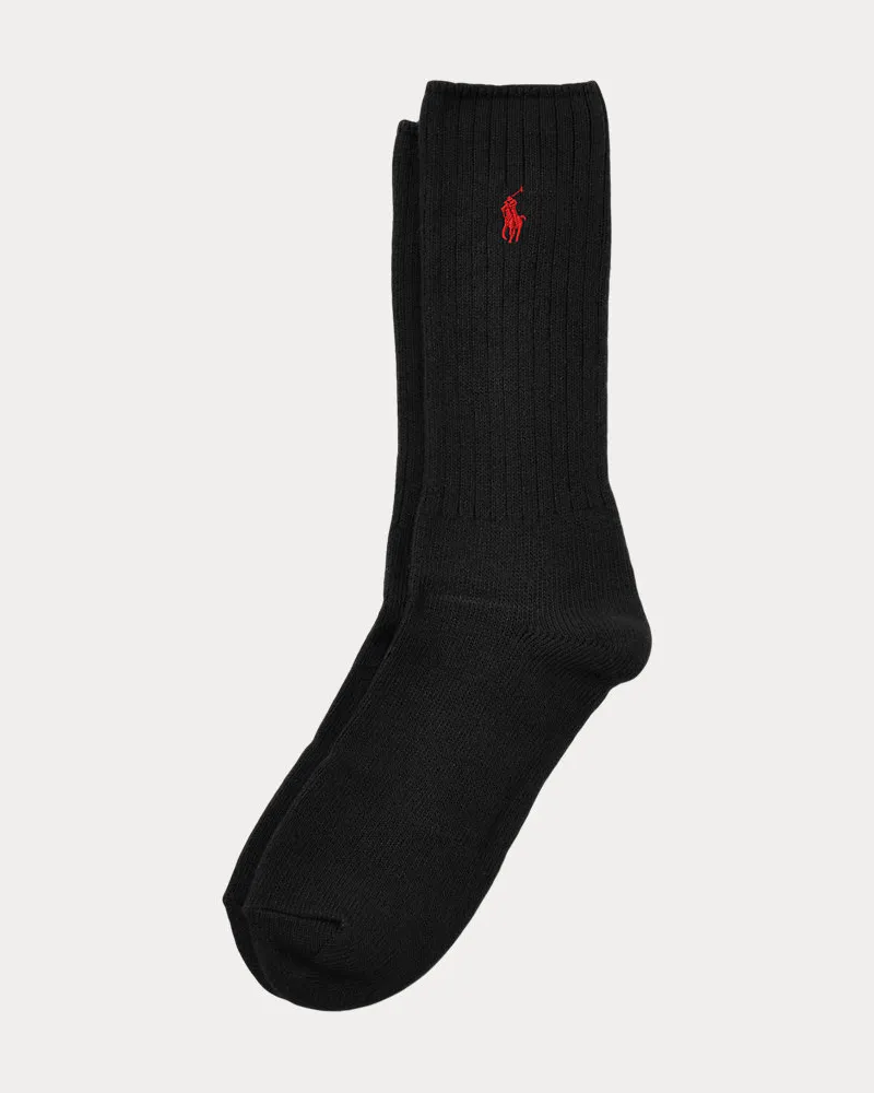 Ralph Lauren Crew-Socken aus Baumwollmischung Black