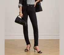 Skinny-Jeans mit hoher Leibhöhe