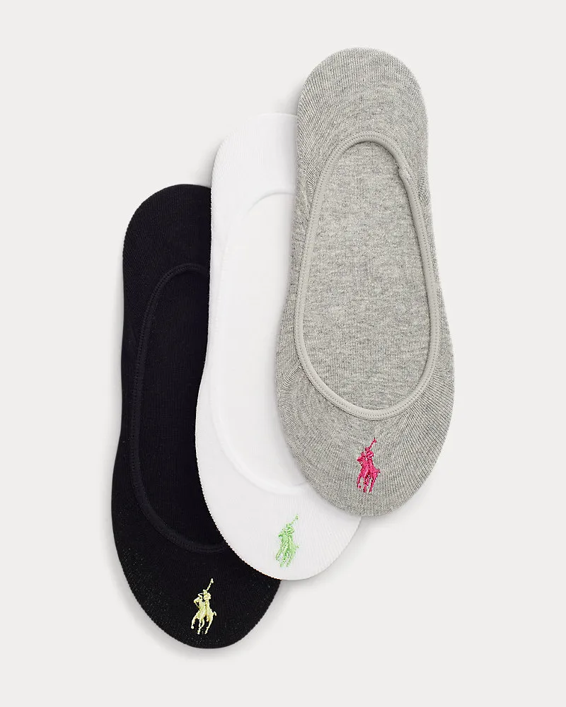 Ralph Lauren 3er-Pack Füßlinge Multi