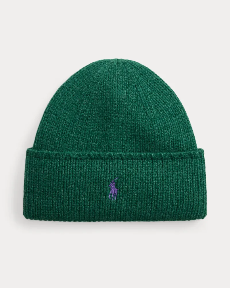 Ralph Lauren Strickmütze aus Wolle Green
