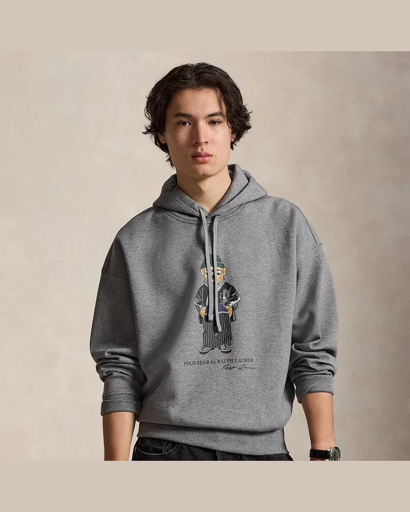 Ralph Lauren Relaxed-Fit Kapuzenshirt mit Polo Bear Grey