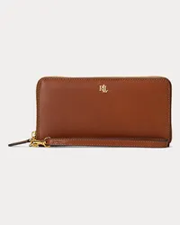 Ralph Lauren Handgelenktasche aus Leder Tan