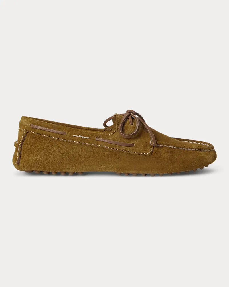 Ralph Lauren Loafer aus Wildleder Green