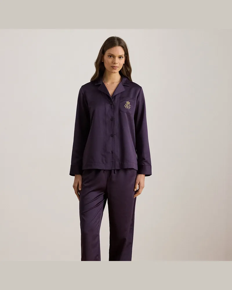 Ralph Lauren Pyjama aus Satin Red