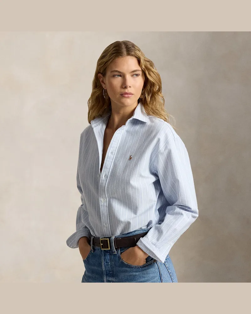Ralph Lauren Relaxed-Fit Hemd aus Baumwolloxford Blue