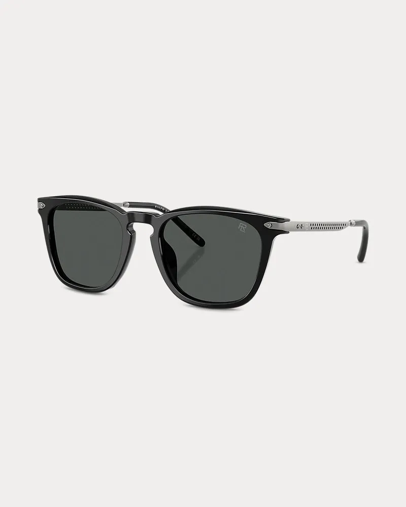 Ralph Lauren Eckige Sonnenbrille Automotive Black
