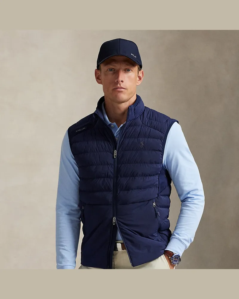 Ralph Lauren Steppweste mit Reißverschluss Blue
