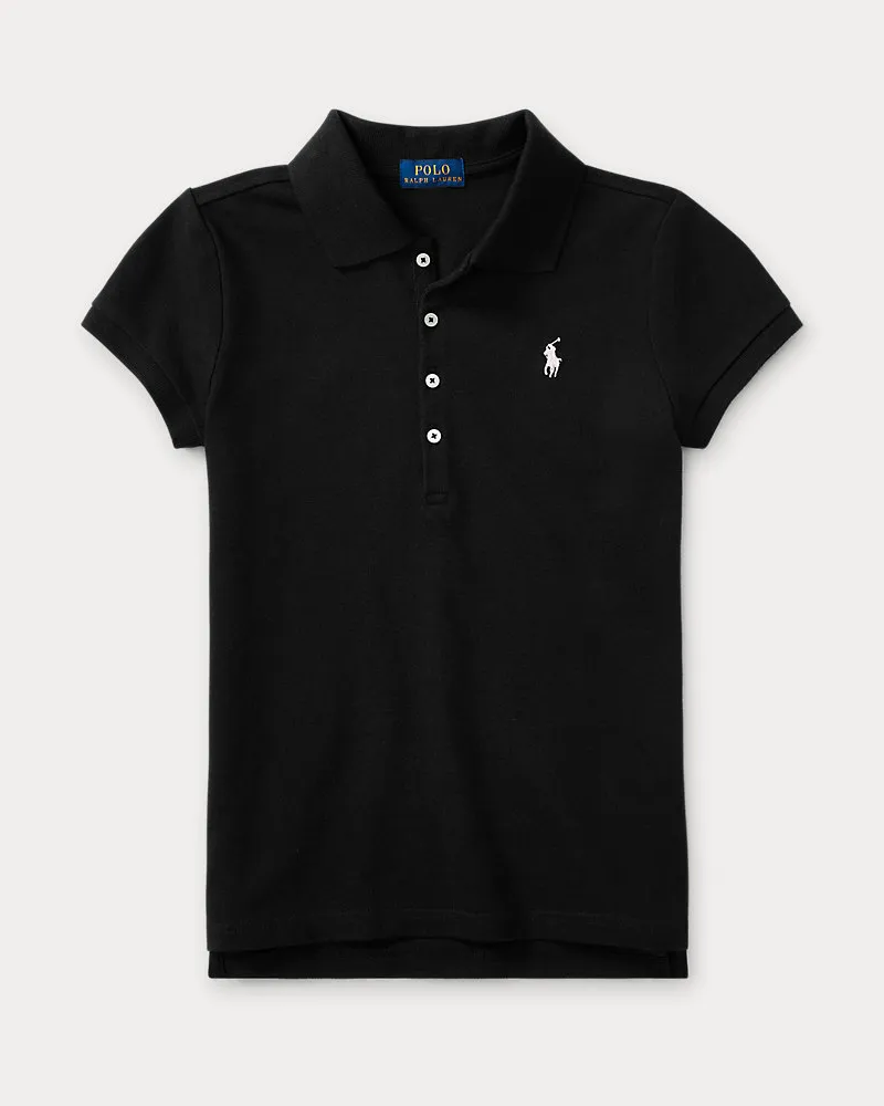 Ralph Lauren Poloshirt aus Stretchpiqué Black