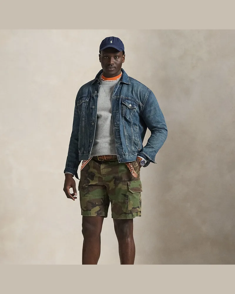Ralph Lauren Große Größen - Relaxed-Fit Cargo-Shorts Gellar Green