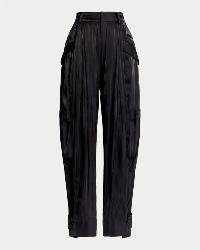 Ralph Lauren Federleichte Hose Sonya Black