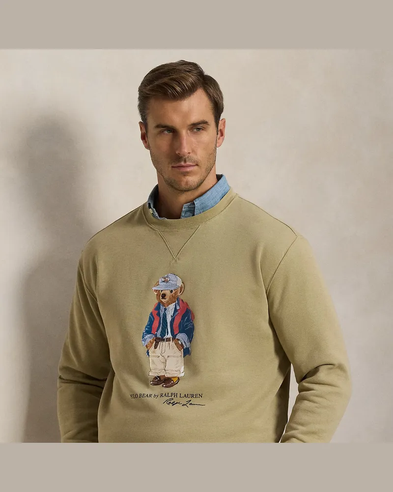 Ralph Lauren Große Größen - Fleece-Sweatshirt mit Polo Bear Tan