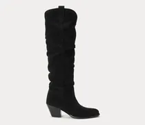Hoher Westernstiefel aus Wildleder