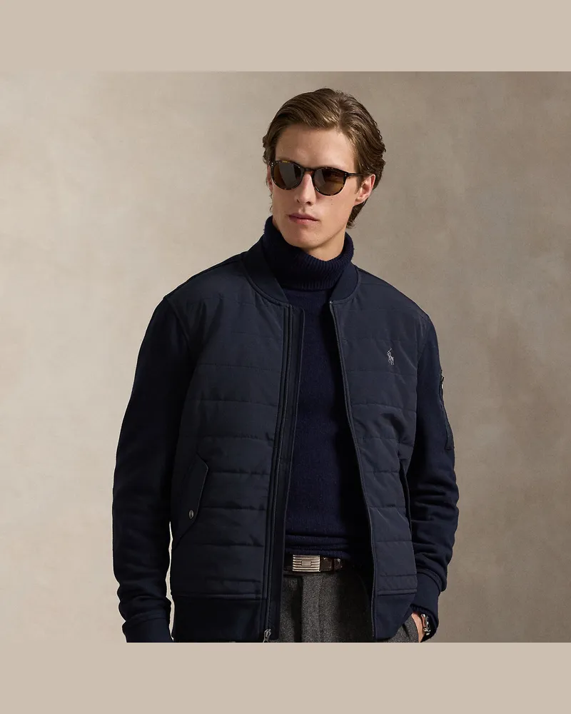 Ralph Lauren Hybrid-Bomberjacke Blue