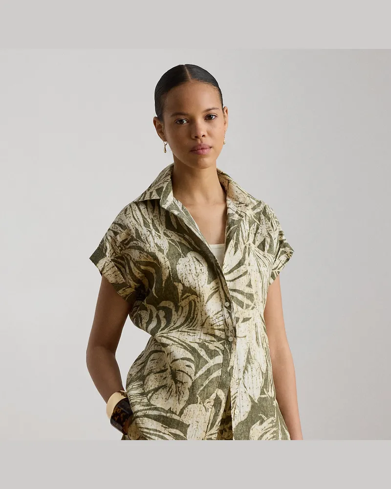 Ralph Lauren Relaxed-Fit Kurzarmhemd mit Druck Green