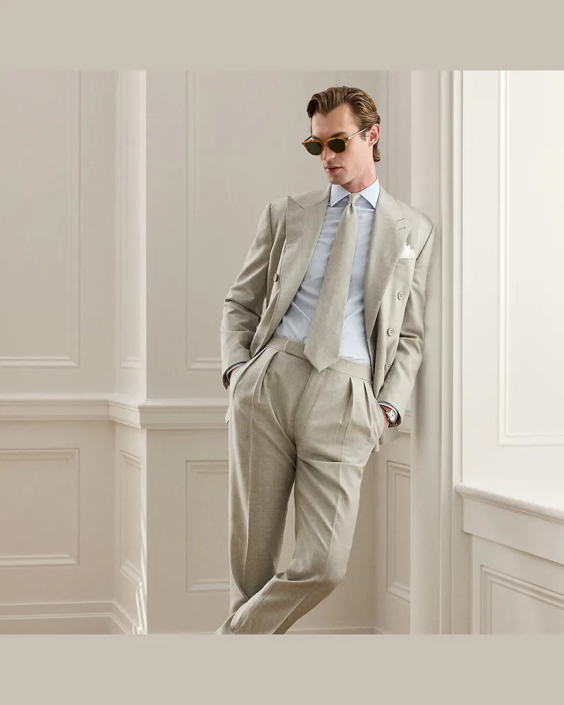 Ralph Lauren Handgeschneiderter Anzug  Ralph Lauren aus Wolle Grey