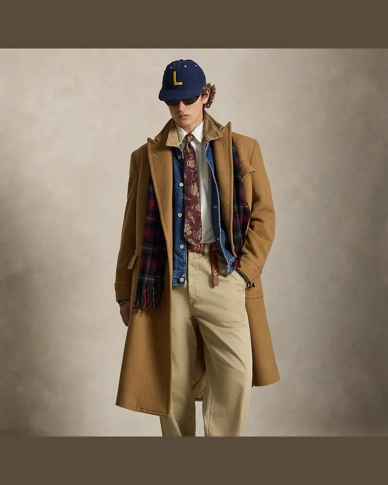 Ralph Lauren Polo-Kamelhaarmantel Tan