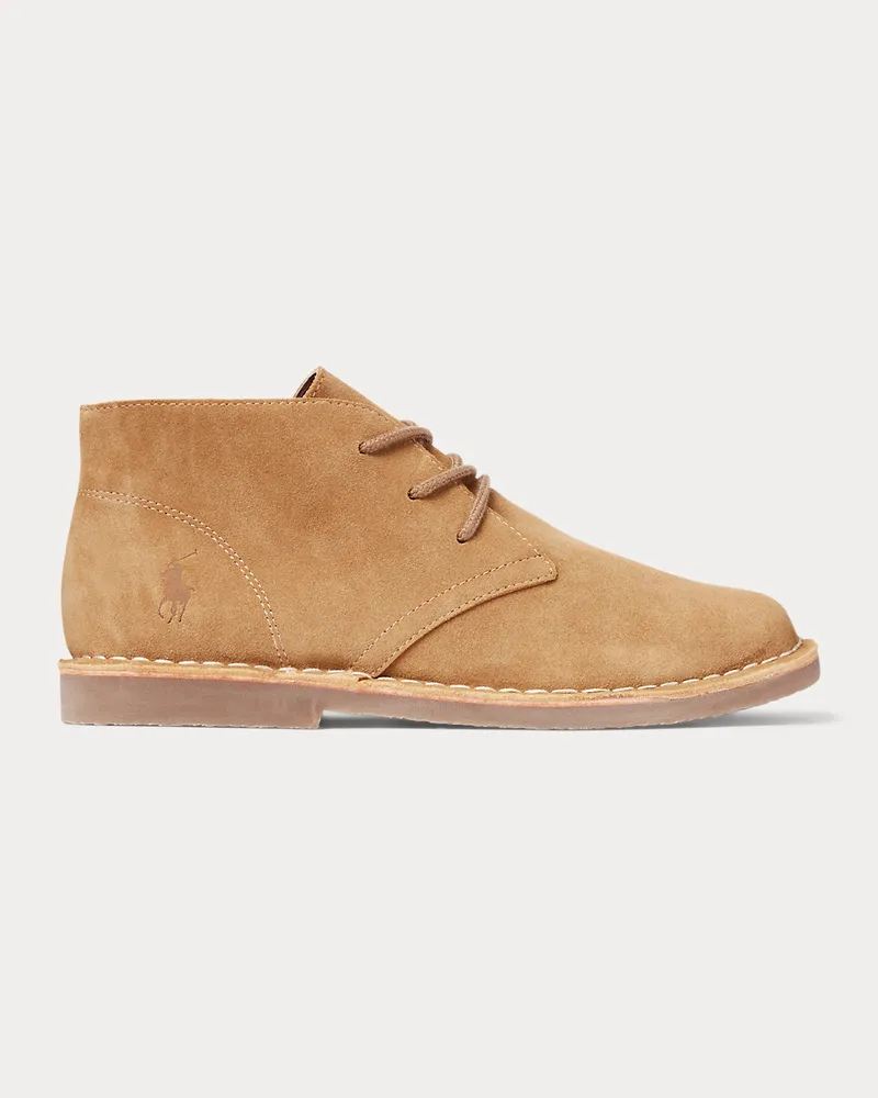 Ralph Lauren Chukka-Stiefel Carl aus Wildleder Tan