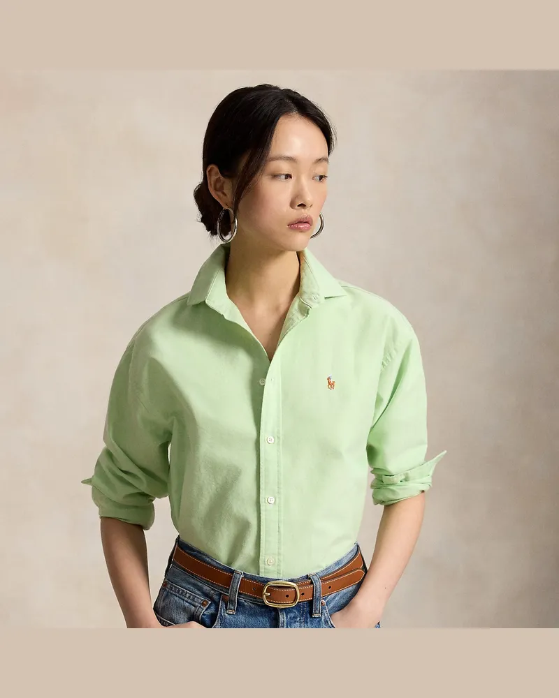 Ralph Lauren Relaxed-Fit Hemd aus Baumwolloxford Green