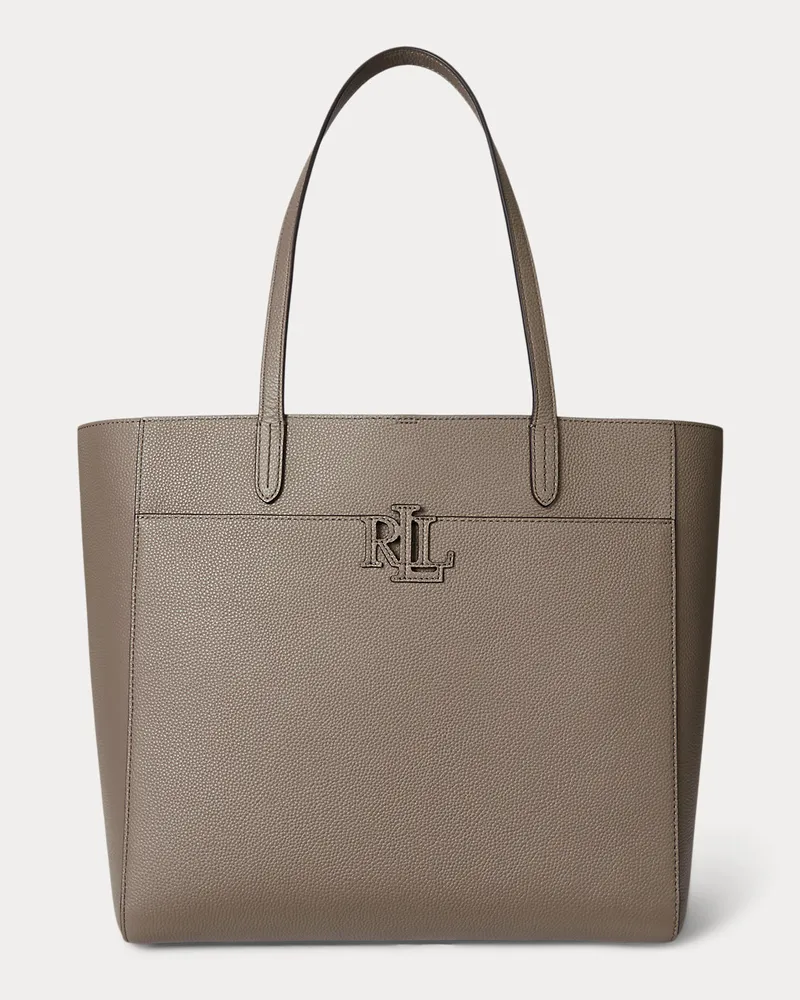 Ralph Lauren Große Tragetasche Cameryn aus Leder Brown