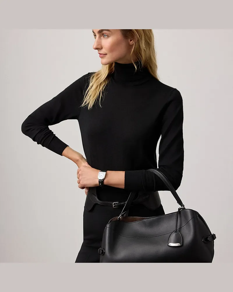 Ralph Lauren Die Schultertasche  Ralph Lauren aus Kalbsleder Black