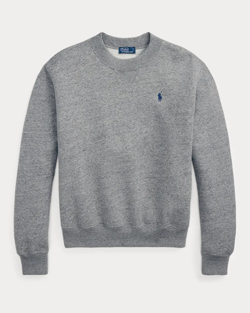 Ralph Lauren Rundhals-Sweatshirt aus Fleece Grey